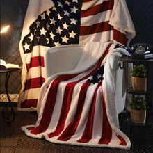 Load image into Gallery viewer, American Flag Blanket
