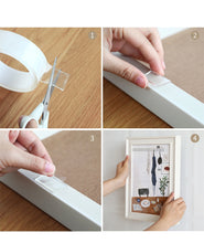 Load image into Gallery viewer, Nano-Magic Tape Double Sided Transparent Tape Reusable &amp; Waterproof