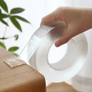 Nano-Magic Tape Double Sided Transparent Tape Reusable & Waterproof