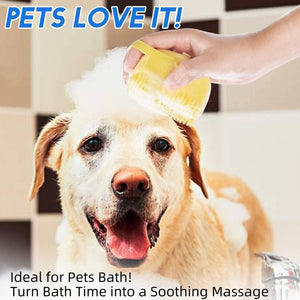 Pet Massage & Shampoo Brush
